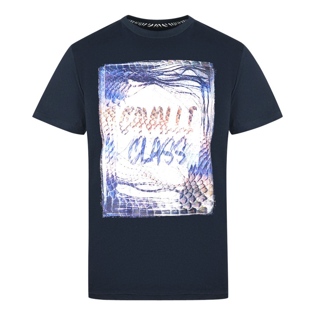 Cavalli Class Mens Qxt61O Jd060 04926 T Shirt Navy – Fast Camel